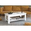 ΤΡΑΠΕΖΑΚΙ ΣΑΛΟΝΙΟΥ JERSEY ΛΕΥΚΟ-ΛΕΥΚΟ HIGH GLOSS FOIL 124x60x45εκ 11012258