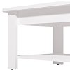 ΤΡΑΠΕΖΑΚΙ ΣΑΛΟΝΙΟΥ JERSEY ΛΕΥΚΟ-ΛΕΥΚΟ HIGH GLOSS FOIL 124x60x45εκ 11012258