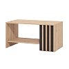 ΤΡΑΠΕΖΑΚΙ ΣΑΛΟΝΙΟΥ LAVAL ARTISAN ΟΑΚ/ΜΑΥΡΟ 90x50x46εκ 11014525