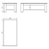 ΤΡΑΠΕΖΑΚΙ ΣΑΛΟΝΙΟΥ Oscar KS GREY OAK 120x60x41εκ 11008596