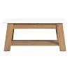 ΤΡΑΠΕΖΑΚΙ ΣΑΛΟΝΙΟΥ PIAVE ARTISAN OAK-ΛΕΥΚΟ HIGH GLOSS 101x55x47εκ 11013082