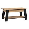 ΤΡΑΠΕΖΑΚΙ ΣΑΛΟΝΙΟΥ PIAVE ARTISAN OAK-ΜΑΥΡΟ ΜΑΤ 101x55x47εκ 11013083