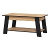 ΤΡΑΠΕΖΑΚΙ ΣΑΛΟΝΙΟΥ PIAVE ARTISAN OAK-ΜΑΥΡΟ ΜΑΤ 101x55x47εκ 11013083