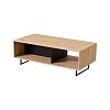 ΤΡΑΠΕΖΑΚΙ ΣΑΛΟΝΙΟΥ SARDINIA ARTISAN OAK / ΜΑΥΡΟ 120.5x60.5x42.5εκ srd 11008236
