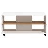 ΤΡΑΠΕΖΑΚΙ ΣΑΛΟΝΙΟΥ SAVIO ΛΕΥΚΟ-ARTISAN-ΛΕΥΚΟ HIGH GLOSS 101x55x48εκ 11013078