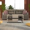 ΤΡΑΠΕΖΑΚΙ ΣΑΛΟΝΙΟΥ SAVIO LIGHT PORT OAK/BLACK OAK 101x55x48εκ 11014737