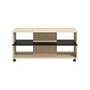 ΤΡΑΠΕΖΑΚΙ ΣΑΛΟΝΙΟΥ SAVIO LIGHT PORT OAK/BLACK OAK 101x55x48εκ 11014737