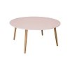 ΤΡΑΠΕΖΑΚΙ ΣΑΛΟΝΙΟΥ ΣΤΡΟΓΓΥΛΟ Fylliana  F90 MACCHIATO 90x90x45εκ 863-220-048