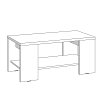 ΤΡΑΠΕΖΑΚΙ ΣΑΛΟΝΙΟΥ UNION GREY OAK 90x50x41εκ 11008619