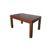 Τραπεζαρία σετ 5τμχ Megan 1017 IN + Jasmine 1025 IN Light Walnut 400-11-011