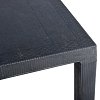 ΤΡΑΠΕΖΙ ΕΞΟΧΗΣ Fylliana Baltic ΑΝΘΡΑΚΙ ΧΡΩΜΑ 140x80x75εκ 875-225-066