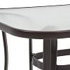 ΤΡΑΠΕΖΙ ΕΞΟΧΗΣ Fylliana STEEL ΚΑΦΕ 150x90x70εκ g.r.d 378-00-015