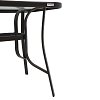 ΤΡΑΠΕΖΙ ΕΞΟΧΗΣ Fylliana STEEL ΚΑΦΕ 150x90x70εκ g.r.d 378-00-015
