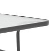 ΤΡΑΠΕΖΙ ΚΗΠΟΥ Fylliana 030 ΓΚΡΙ ΧΡΩΜΑ 140x80x70εκ 327-91-085