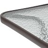 ΤΡΑΠΕΖΙ ΚΗΠΟΥ Fylliana 030 ΚΑΦΕ ΧΡΩΜΑ 140x80x70εκ 327-91-084