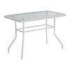 ΤΡΑΠΕΖΙ ΚΗΠΟΥ Fylliana 030 ΛΕΥΚΟ ΧΡΩΜΑ 140x80x70εκ 327-124-131
