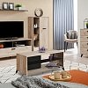 ΤΡΑΠΕΖΙ ΣΑΛΟΝΙΟΥ UMBRIA KS GREY OAK-ΜΑΥΡΟ 101x50x47εκ 11008622