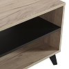 ΤΡΑΠΕΖΙ ΣΑΛΟΝΙΟΥ UMBRIA KS GREY OAK-ΜΑΥΡΟ 101x50x47εκ 11008622