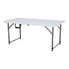 ΤΡΑΠΕΖΙ ΣΥΝΕΔΡΙΟΥ-CATERING Fylliana ΛΕΥΚΟ 122x60x54-74 ΠΤΥΣΣΟΜΕΝΟ (ΒΑΛΙΤΣΑ) 377-123-026