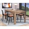 ΤΡΑΠΕΖΙ ΤΡΑΠΕΖΑΡΙΑΣ ΑΝΟΙΓΟΜΕΝΟ JERSEY FLAGSTAFF OAK ΧΡΩΜΑ 160(200)x91,5x76,5εκ 11012316