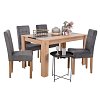 ΤΡΑΠΕΖΙ ΤΡΑΠΕΖΑΡΙΑΣ DOMUS 135 ARTISAN OAK - ΜΑΥΡΟ 135x80.5x74.5εκ 11008174
