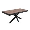 ΤΡΑΠΕΖΙ ΤΡΑΠΕΖΑΡΙΑΣ Fylliana Amrita ΚΑΦΕ ΧΡΩΜΑ 180x90x75εκ 938-124-020