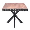ΤΡΑΠΕΖΙ ΤΡΑΠΕΖΑΡΙΑΣ Fylliana Amrita ΚΑΦΕ ΧΡΩΜΑ 180x90x75εκ 938-124-020