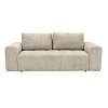 ΤΡΙΘΕΣΙΟΣ ΚΑΝΑΠΕΣ Fylliana Carmen ΚΡΕΜ ΥΦΑΣΜΑ 226x102x89εκ 831-225-989